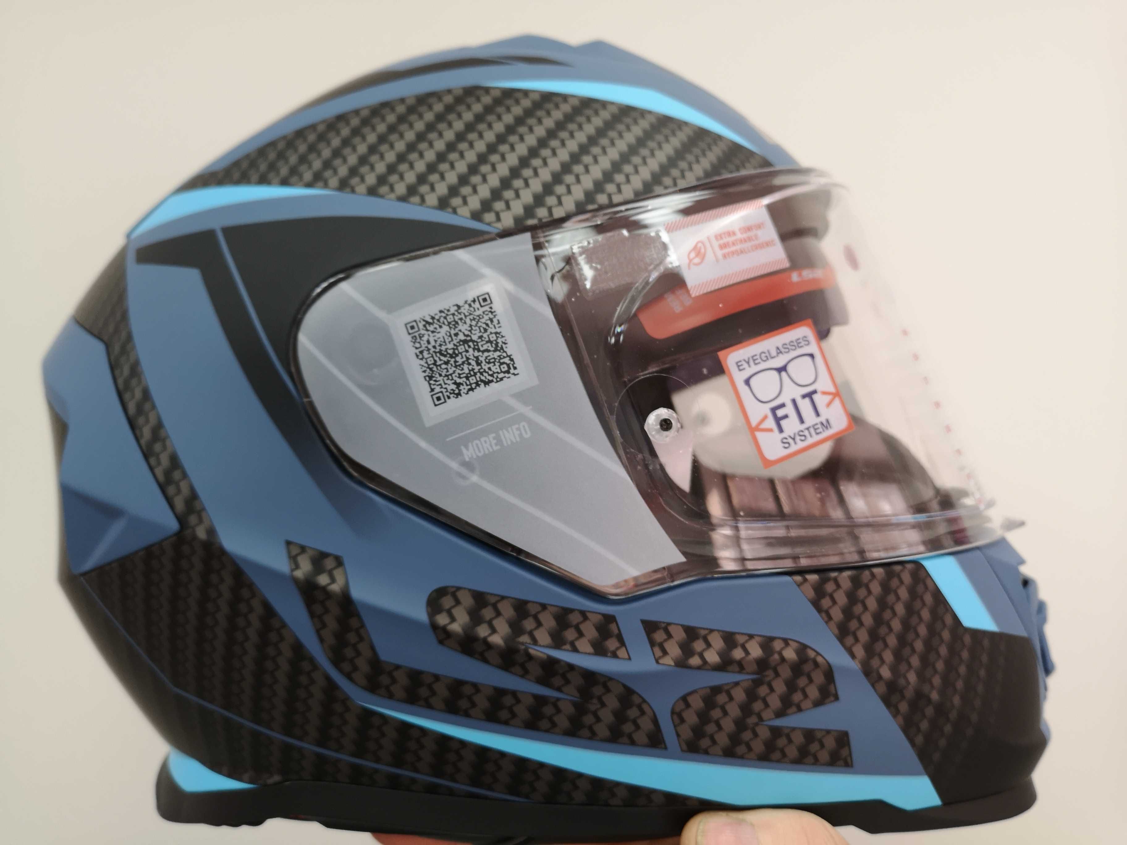 HIT! Kask z Blendą i Pinlockiem LS2 FF800 Storm 2 RACER Mat Blue