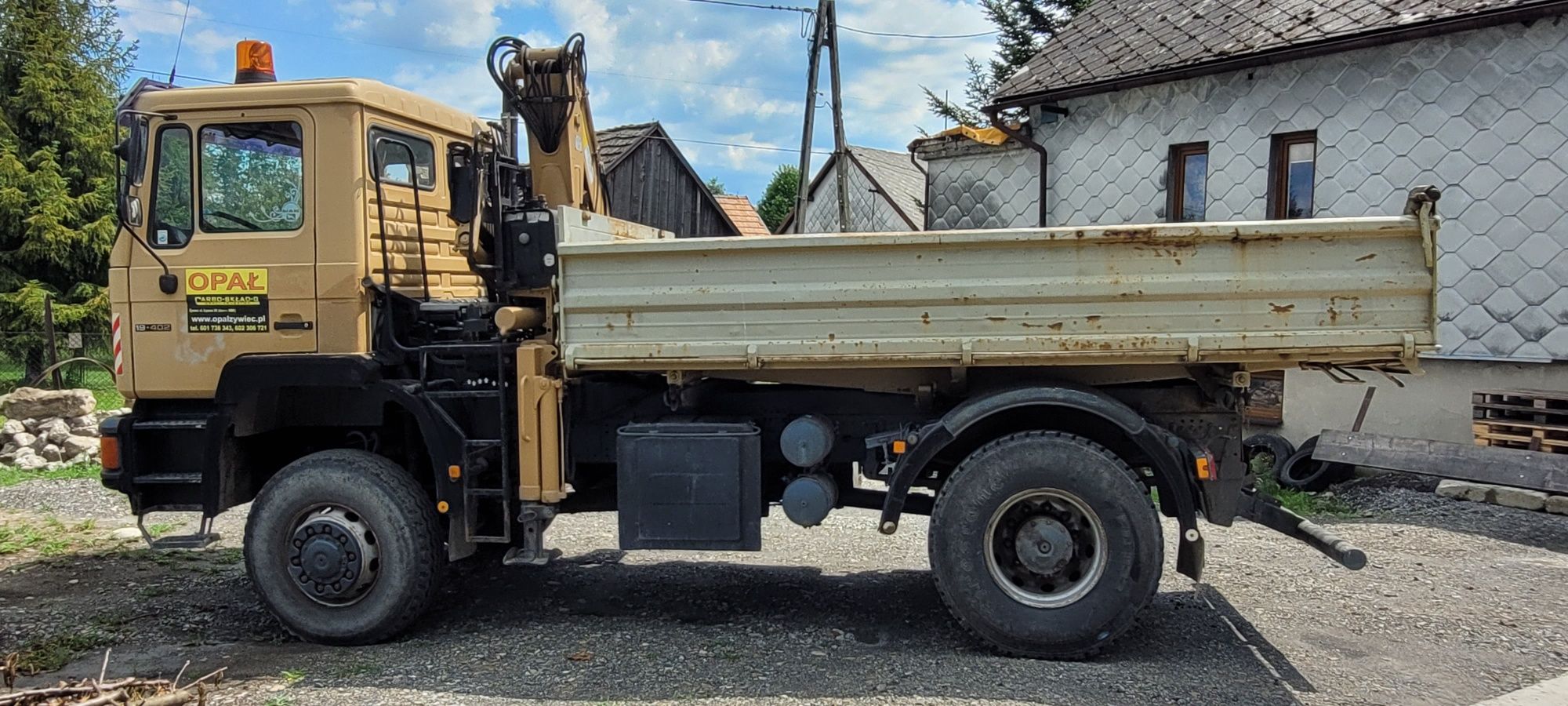 MAN 4x4 HDS Wywrotka