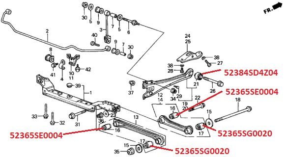 Новые запчасти Honda Legend I V6 2.7 оригинал