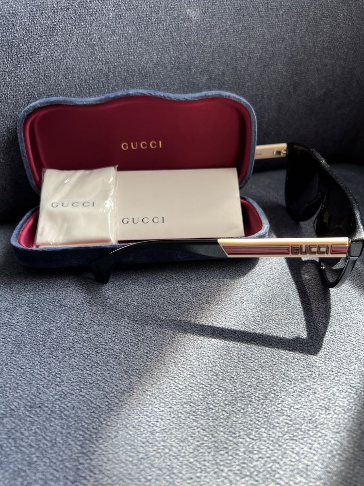 Okulary GUCCI roz 58 przeciwsloneczne etui