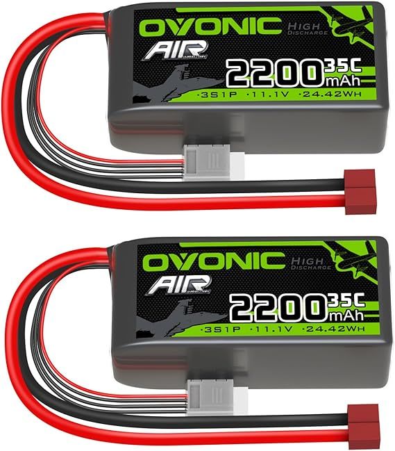 2x Bateria Lipo Akumulator Ovonic 35C 2200 mAh 11,1 V RC FPV Drony Aut