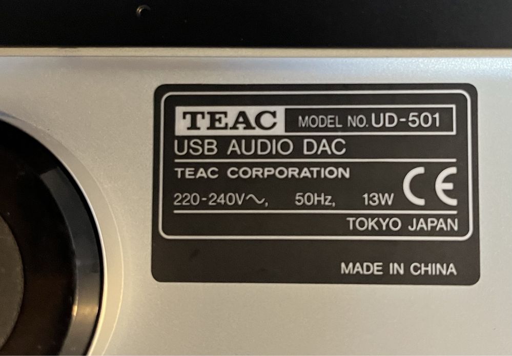 TEAC - UD-501 DAC - Digital Analog Converter