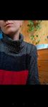 Sweter retro vintage pulower czerwony