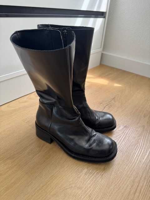 Botas de cano alto pretas - mango