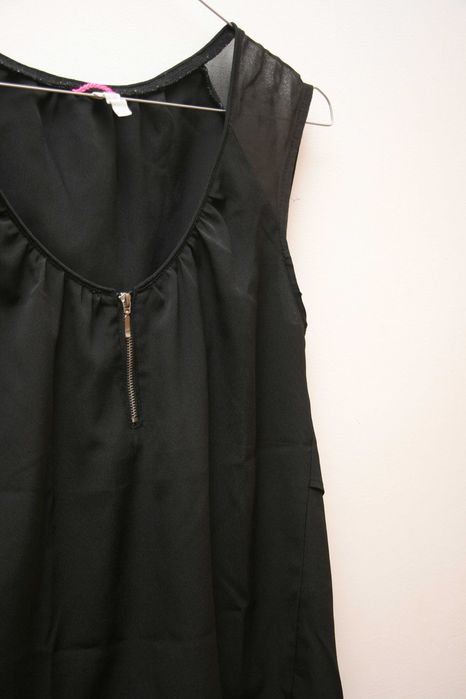 Blusa Alças Transparentes Bershka