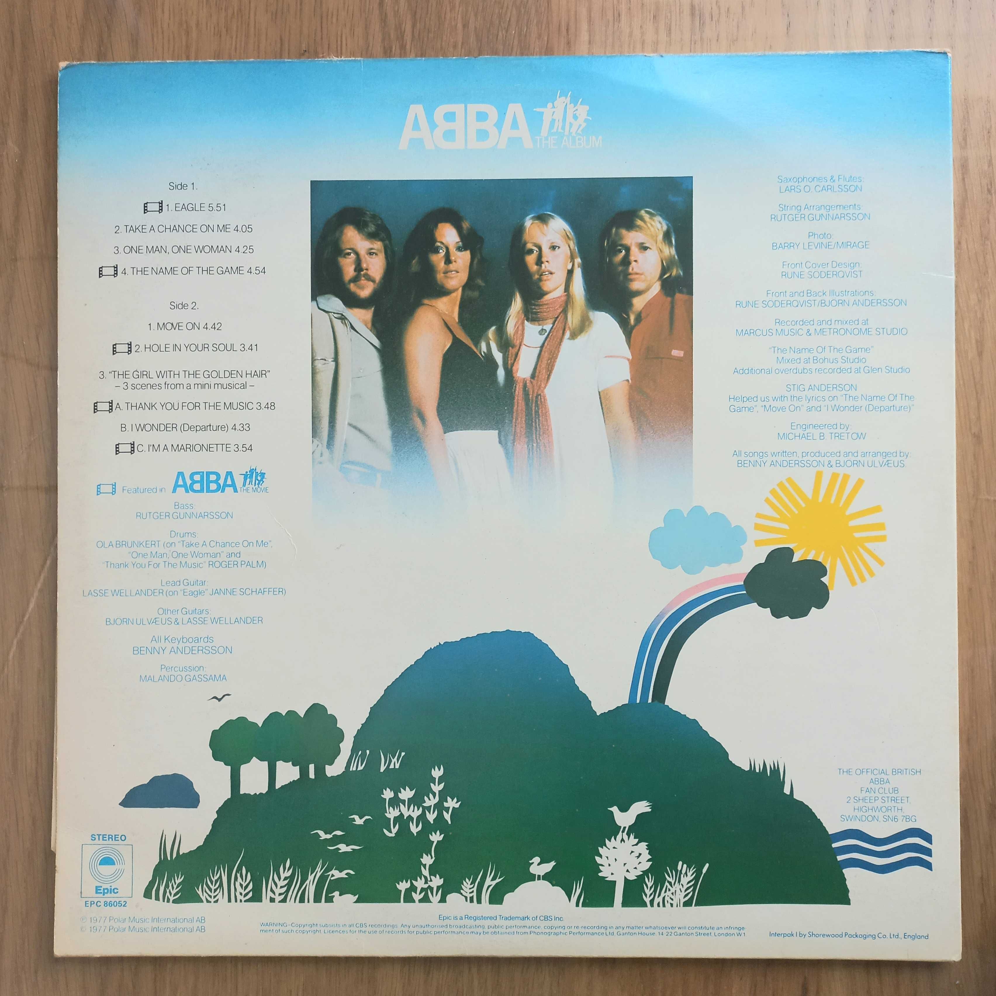 Продам пластинку ABBA 1977 года