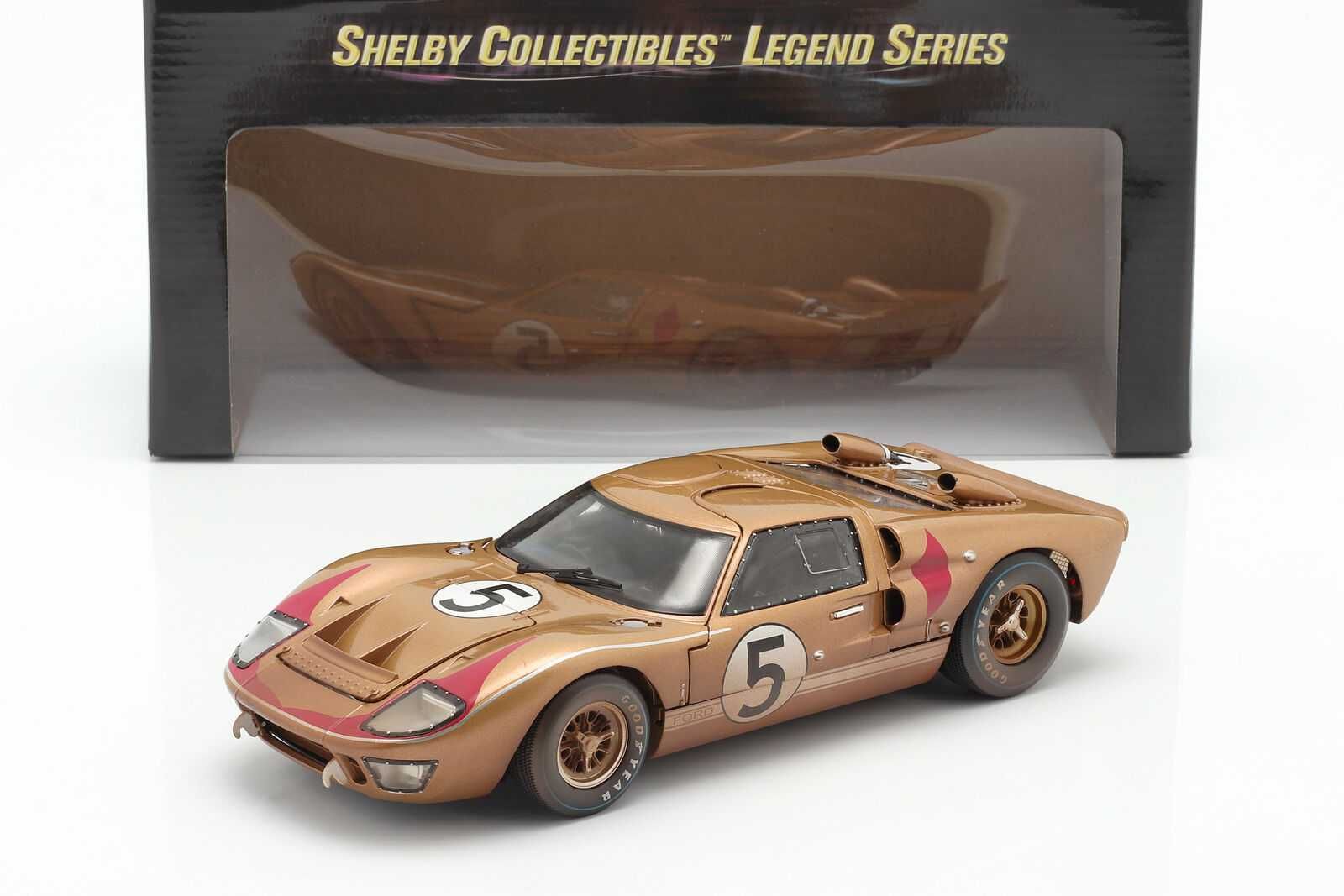 1:18 Shelby Collectibles Ford GT40 Mk II #5 3rd 24h LeMans 1966