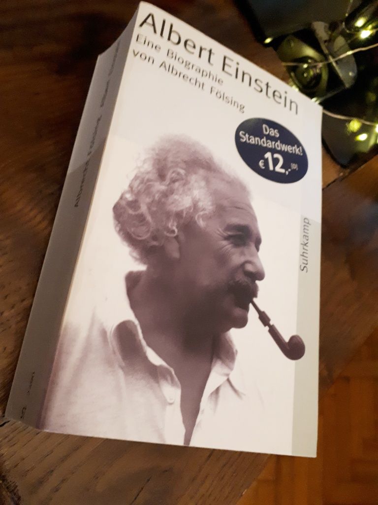 960stron Einstein Biographie von A.Fölsing po niemiecku IBO