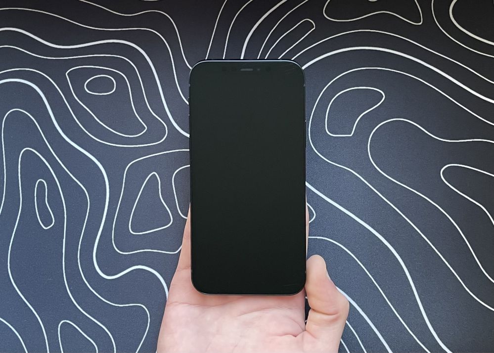 Превосходный iPhone 12 - 64 гб - 100% АКБ - NEVERLOCK - BLACK