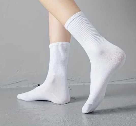 носки мужские белые высокие шкарпетки чоловічі білі високі тениска