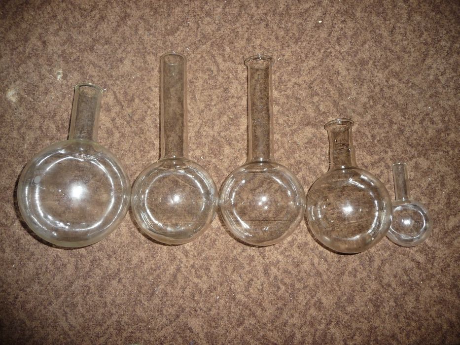 Колба круглодонна скляна