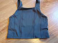 Top sportowy zara 164 crop top elastan