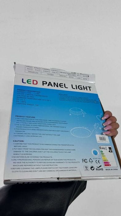 Painel LED Embutido Redondo – Novo