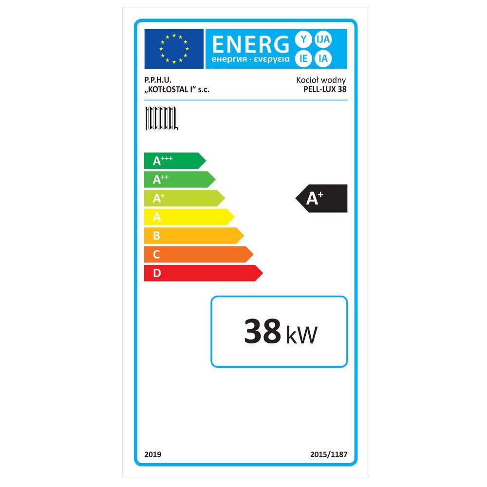 Kotły Kocioł Piec TECHNIX PELL LUX 38 kW na pellet - PRODUCENT