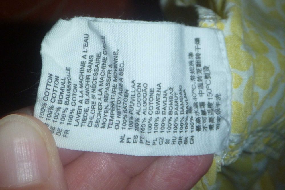 letnia bluzka na ramiączka H&M żółta
