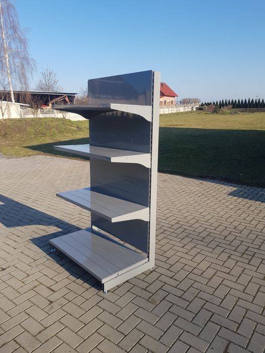 Regał sklepowe metalowy na kółkach  składany