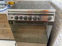 Fogão Inox Ariston - Gás e Elétrico - Como Novo