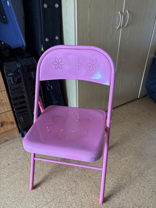 Cadeira de secretaria rosa