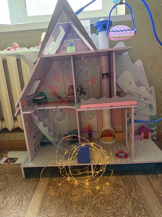 Зимовий будинок лол Шале лол ляльковий будинок лол surprise лялька