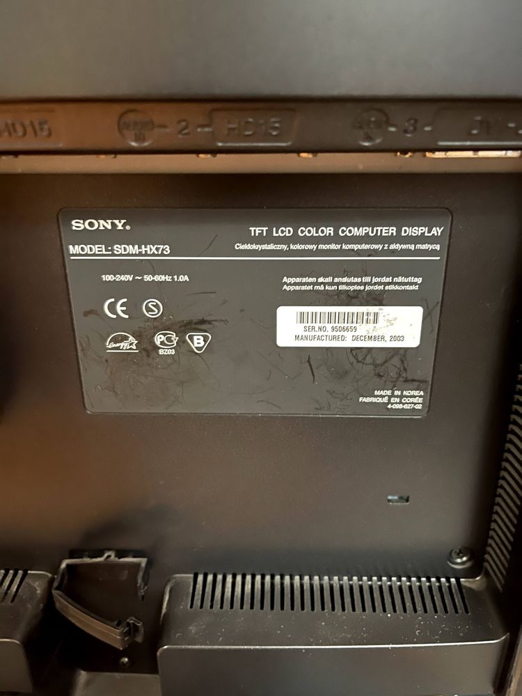 Monitor SONY SDM-HX73