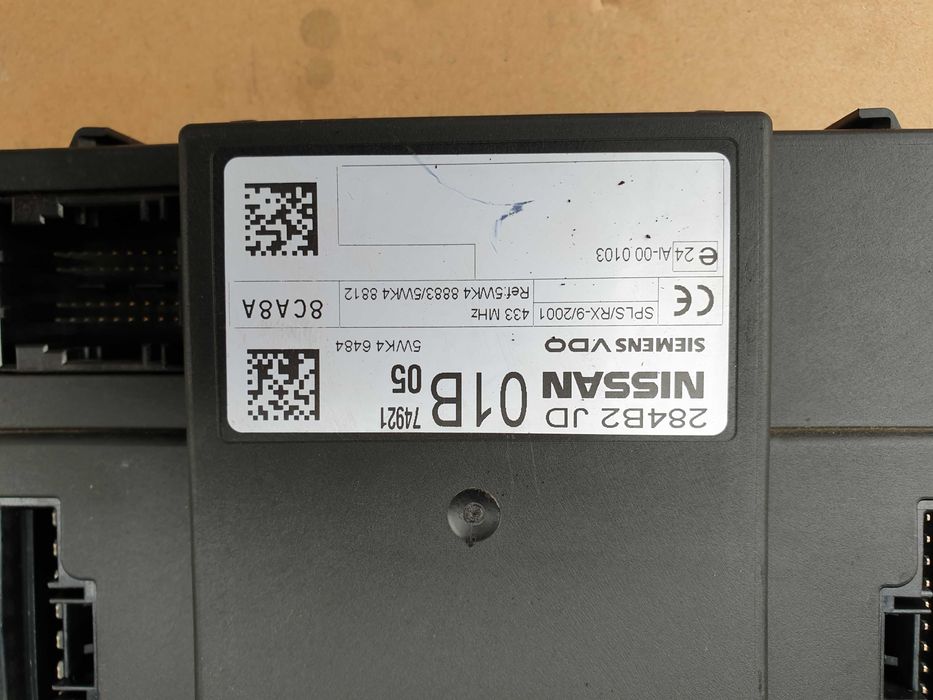 Nissan X Trail T31 moduł komfortu 284B2JD01B