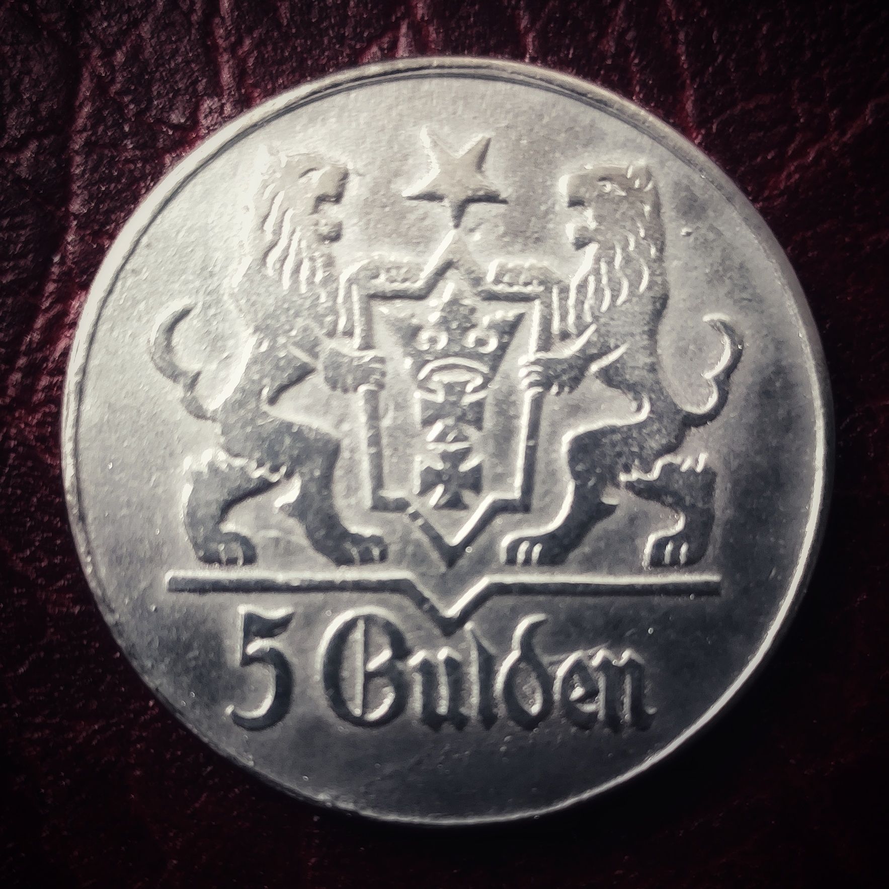 5 Guldenów z 1923 roku.