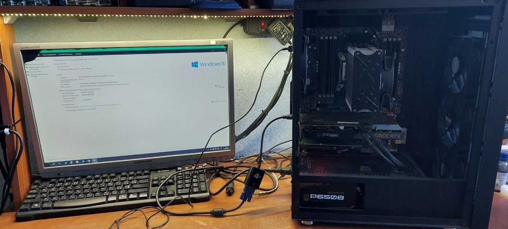 Материнська плата s2011 hp 212b/Intel Xeon E5-2690/64 гб озу + куллер