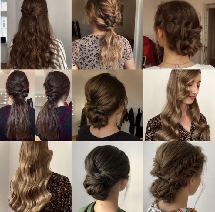 Czesanie / FRYZURA okolicznościowa. Makijaż  .Możliwy dojazd