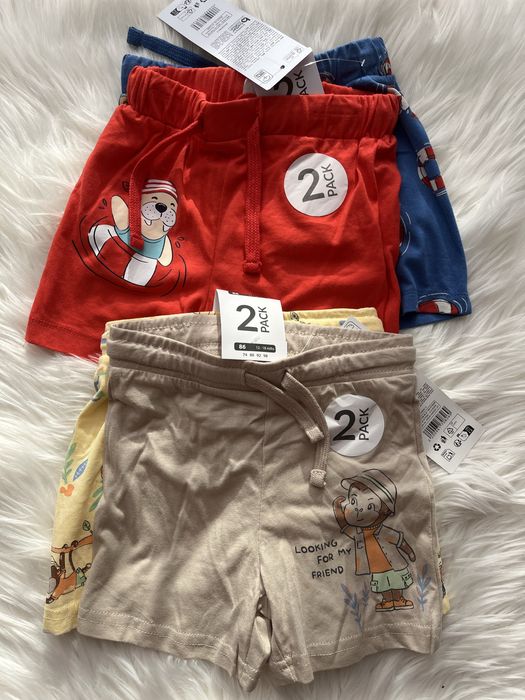 4 spodenki dla chłopca r 86