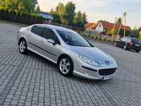 Peugeot 407 sedan ładny 2.0 HDi klimatyzacja