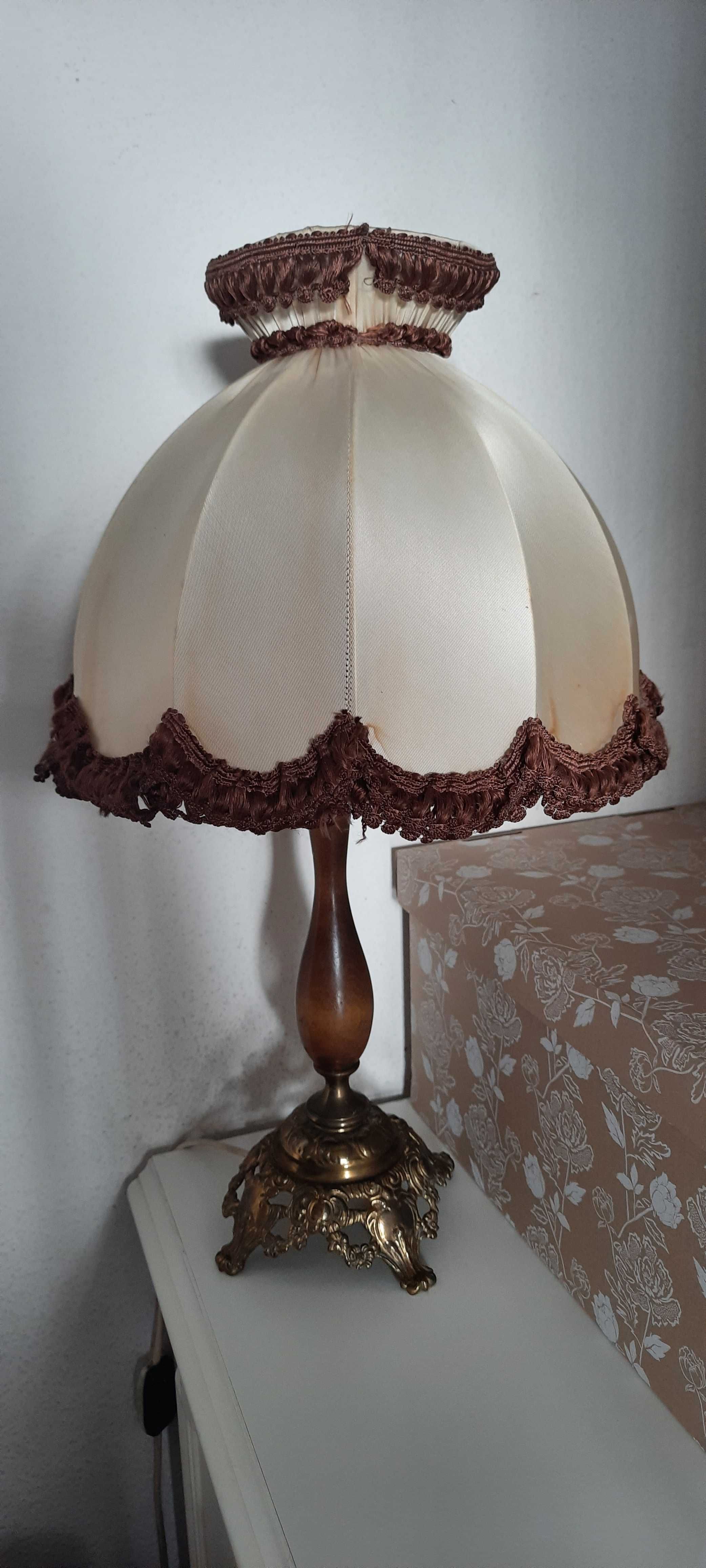 Lampka nocna Lampa Retro Vintage Mosiądz