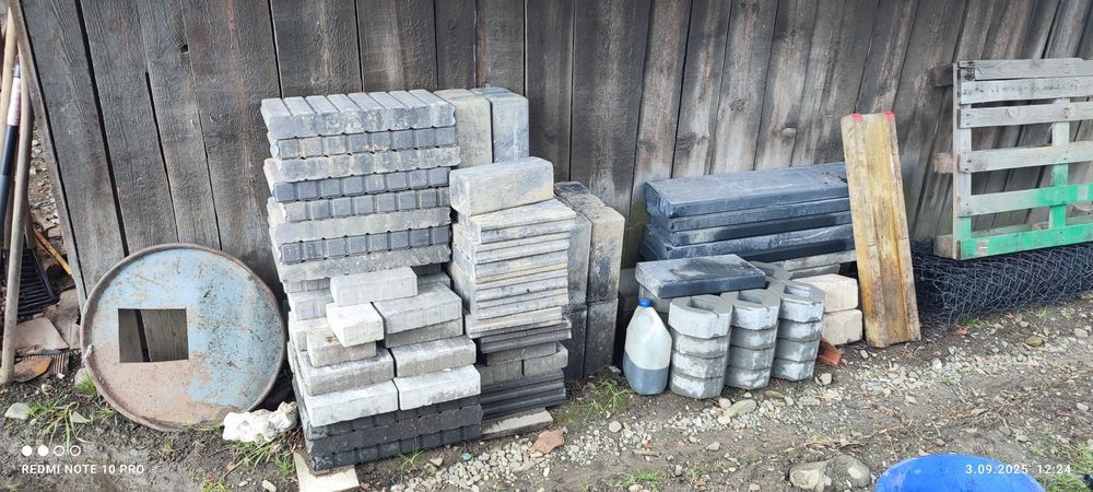 Obrzeża, palisada, kostka, ażury