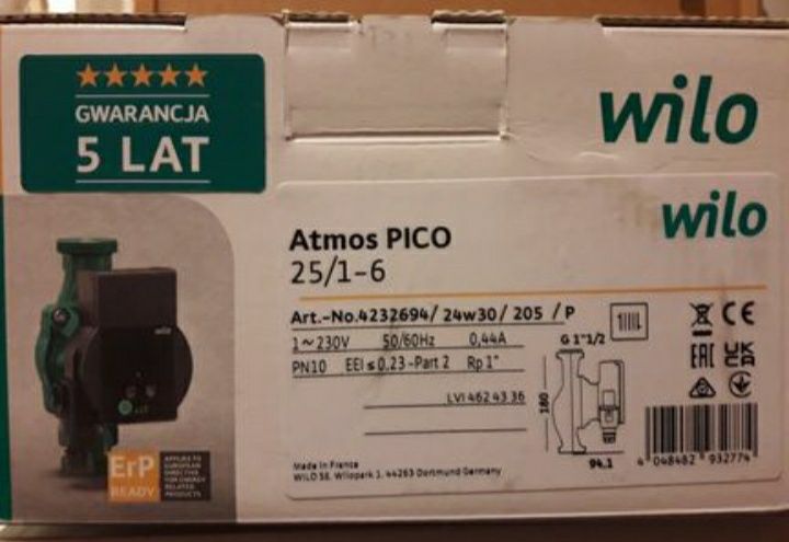 Pompa Wilo Atmos 25-60