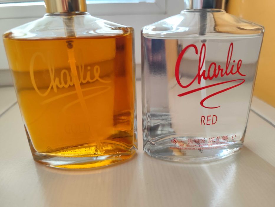 Wody toaletowe Revlon damskie dwie sztuki 100 ml Red i Gold