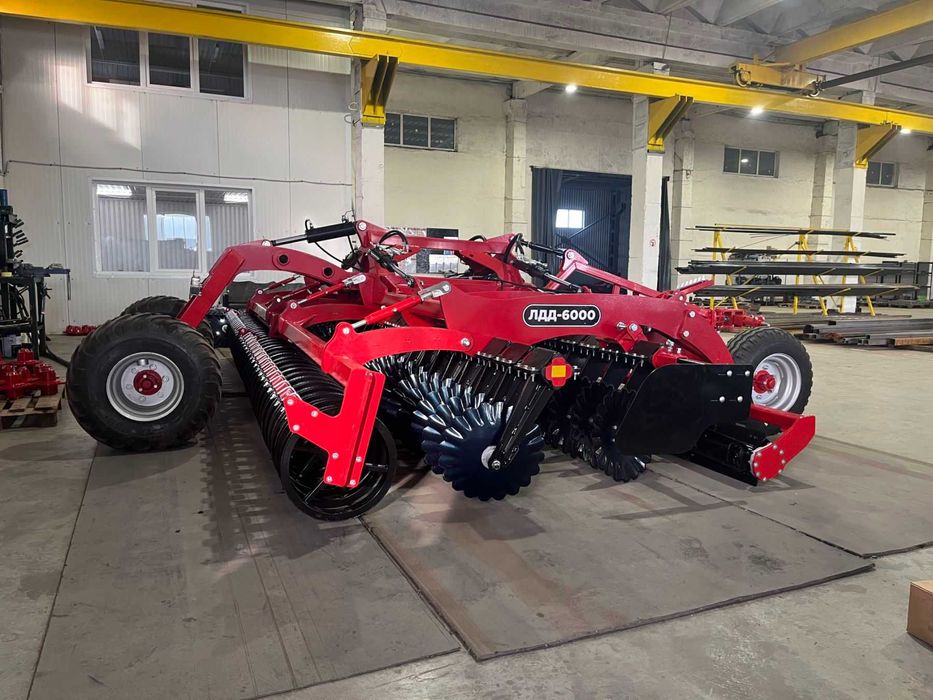 Лущильник дисковий причіпний 6,0 м демпфер диск хвилястий коток STS