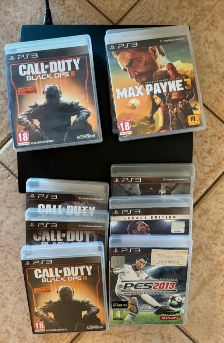 PlayStation 3 Slim + 10 Jogos