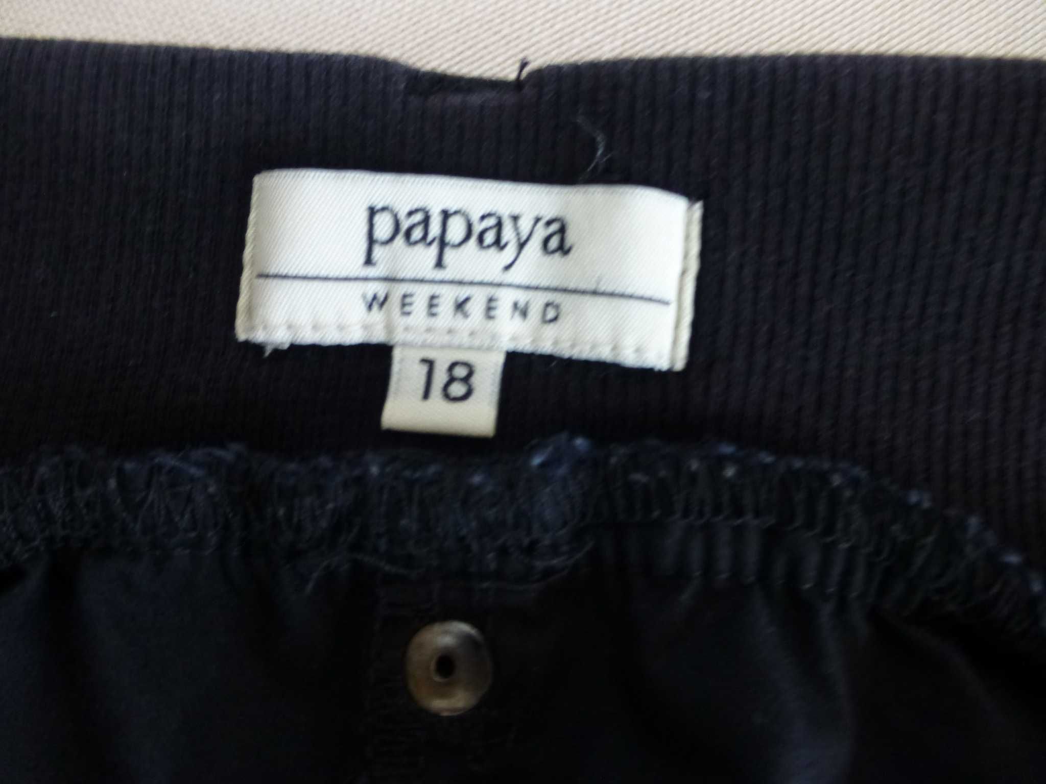 Papaya bawełniane damskie szorty cargo bermudy 46 48