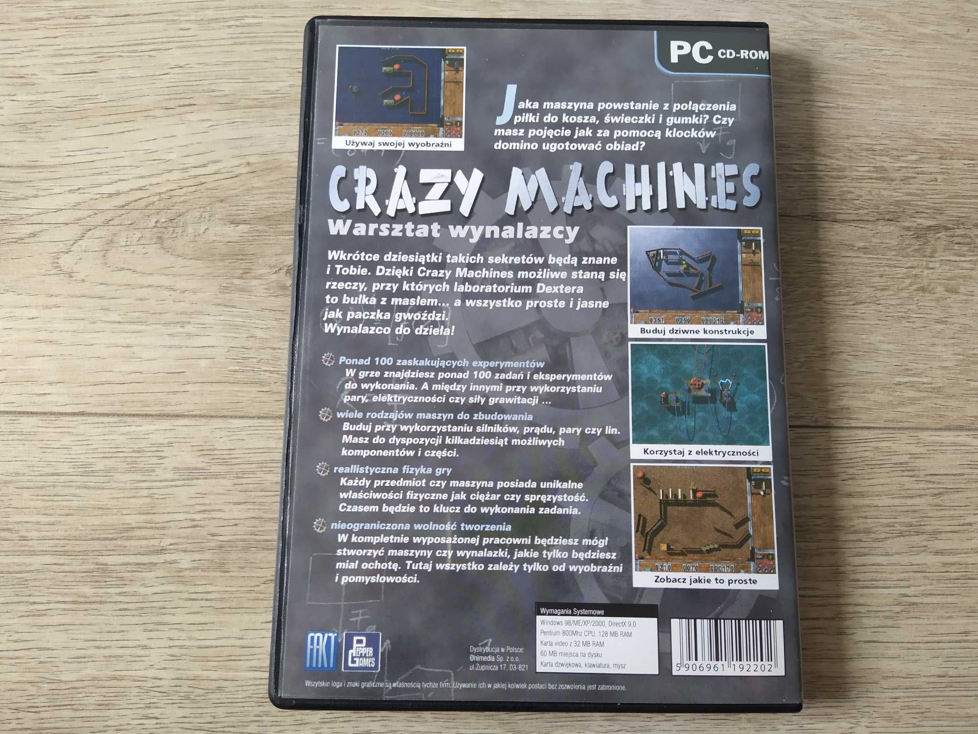 Crazy Machines: Warsztat Wynalazcy [PC] (DUBBING PL) - GRA LOGICZNA