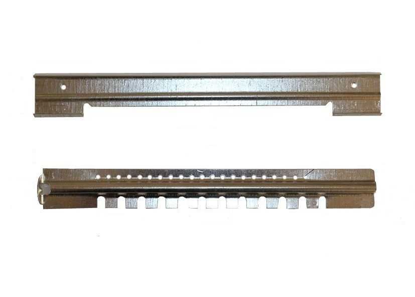 Zasuwka zamknięcie wylotka dwu elementowa 250x30mm (ocynk)