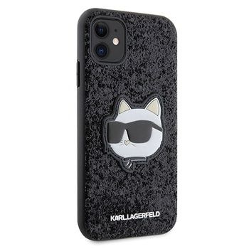 Oryginalne Etui KARL LAGERFELD Glitter Choupette Patch do Iphone 11