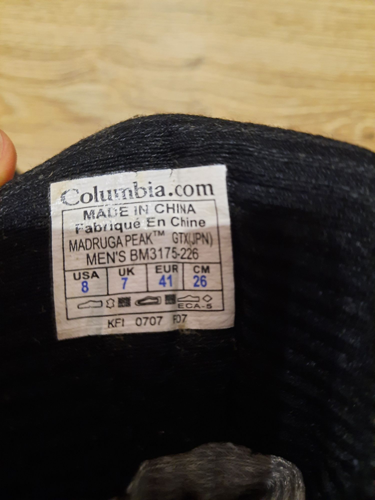 Męskie buty trekkingowe Columbia Goretex 41