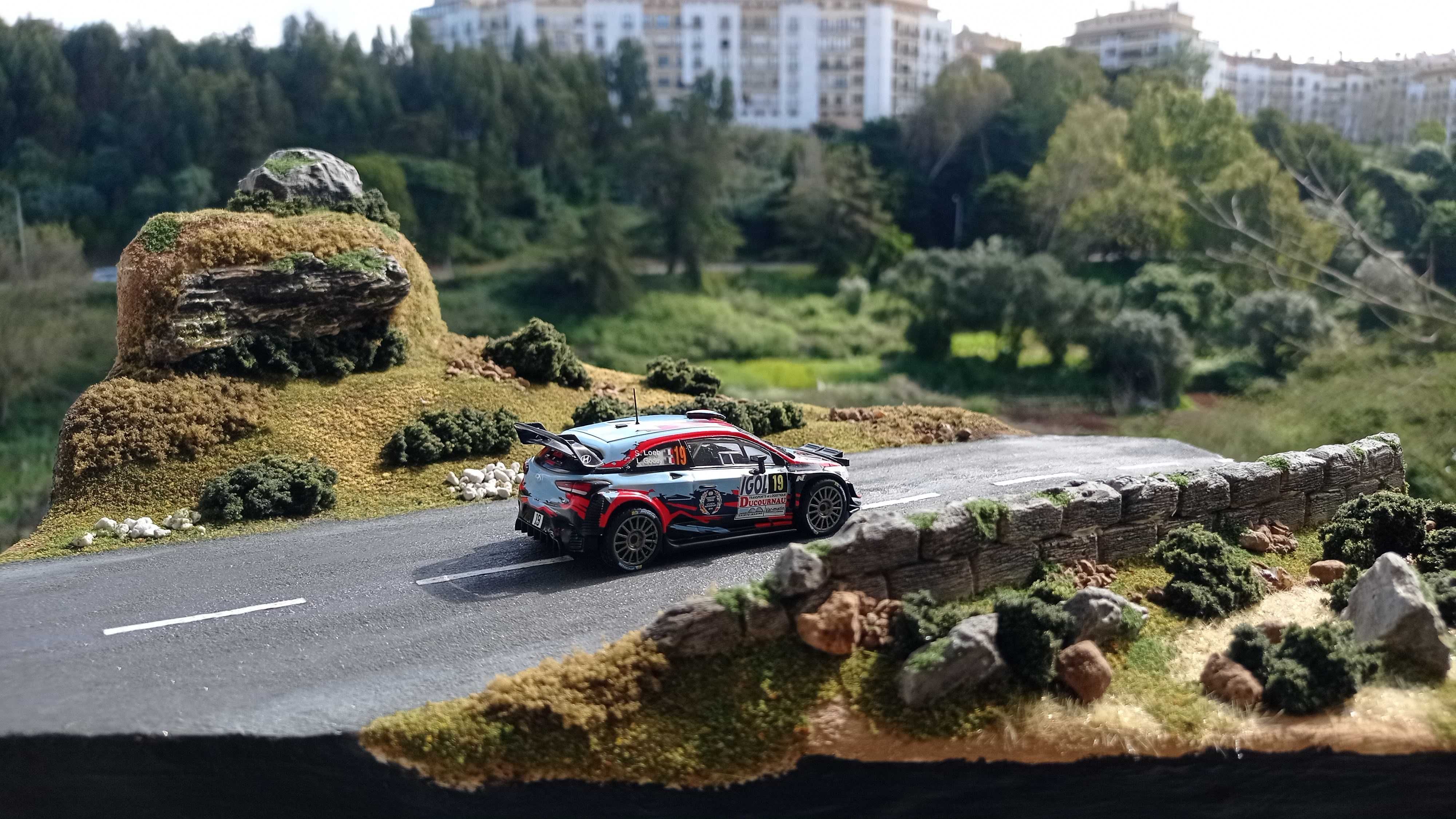 Diorama Rallye Córsega 1/43