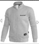 Szara rozpinana bluza pretorian classic