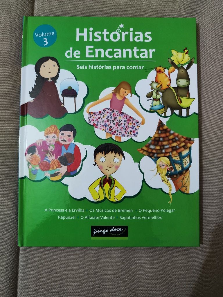 Livro de Contos : "Histórias de Encantar" NOVO
Seis histórias par