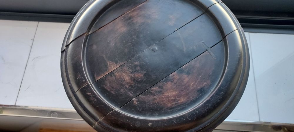 Suporte para vaso de plantas, madeira