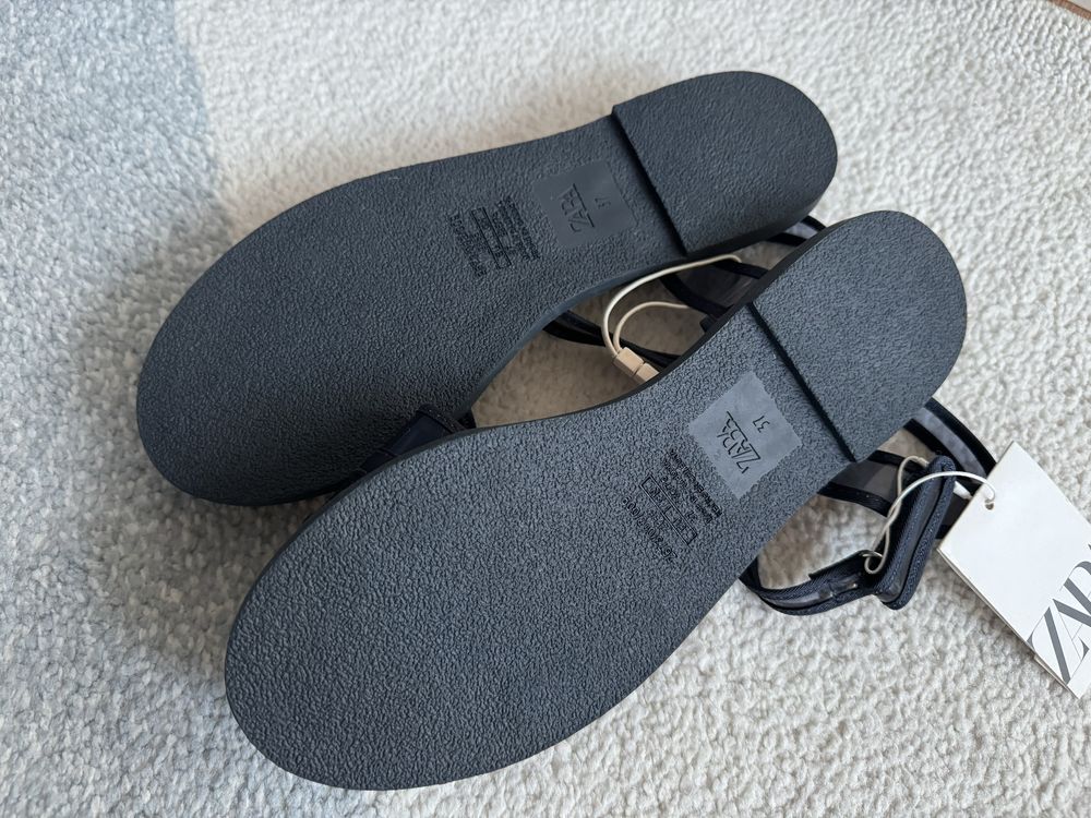 Zara sandalki granatowe rozm 37 nowe