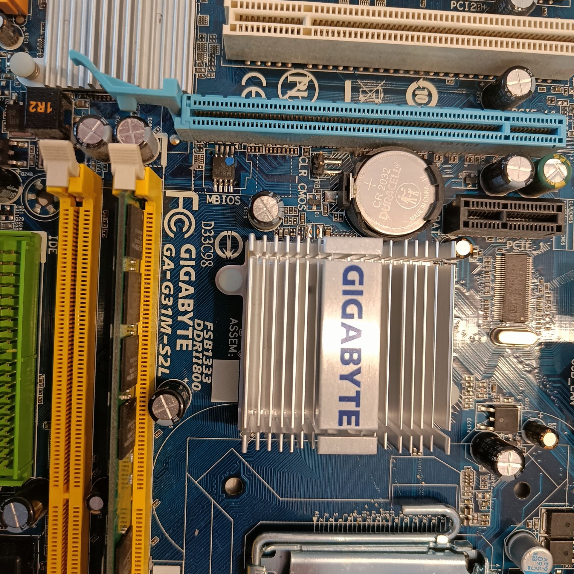 Płyta główna Gigabyte GA-G31M z procesorem dual core E5200