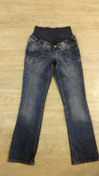 Синие плотные брюки штаны джинсы для беременных р 26 27 S 42 44