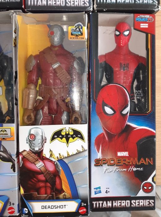 Venom, Homem-Formiga, Homem-Aranha, etc. DC e Marvel