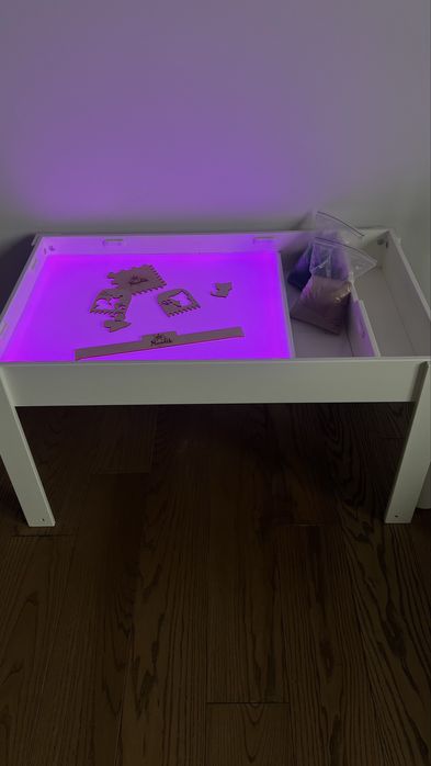 Світловий стіл-пісочниця noofik і стільчик ikea в подарунок